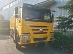 Sinotruk Howo Tipper Dump Truck 12 Wheels 400Hp 8 × 4 Mining RHD Yellow
