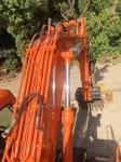 96KW Power Used Doosan DH150-7 Wheel Excavator Made in Korea Original Hydraulic