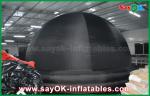 6m Black Oxford Cloth Inflatable Planetarium Dome Portable Tent for School