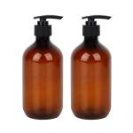 High Quality Custom Color Amber 100ml 200ml 250ml 300ml 500ml Lotion Pump Gel