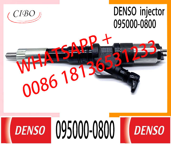 Diesel Fuel Injector 095000-0800 For Komatsu PC450-7 WA470-5