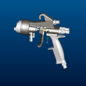 Wholesale 1.4mm Nozzle Dual Head SS High Pressure Spray Gun from china suppliers