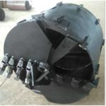 Bullet Teeth Bk4722h Rock Drilling Bucket Earth Drill Bucket For Sandy Soil