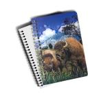 Spiral Animal Design 3 D Lenticular Notebook 3D Stationery for Children
