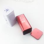50G Tea Portable Black Gold Red Color Airtight Small Square Tin Box