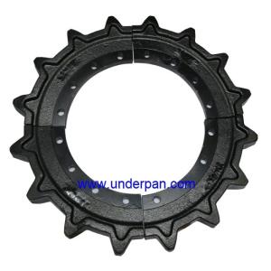 Wholesale Morooka transport dumper rubber track undercarriage MST 2200 sprocket from china suppliers