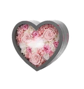 Wholesale Custom Design Cardboard Heart Shape Packaging Gift Flower Box with Luxury Printing from china suppliers