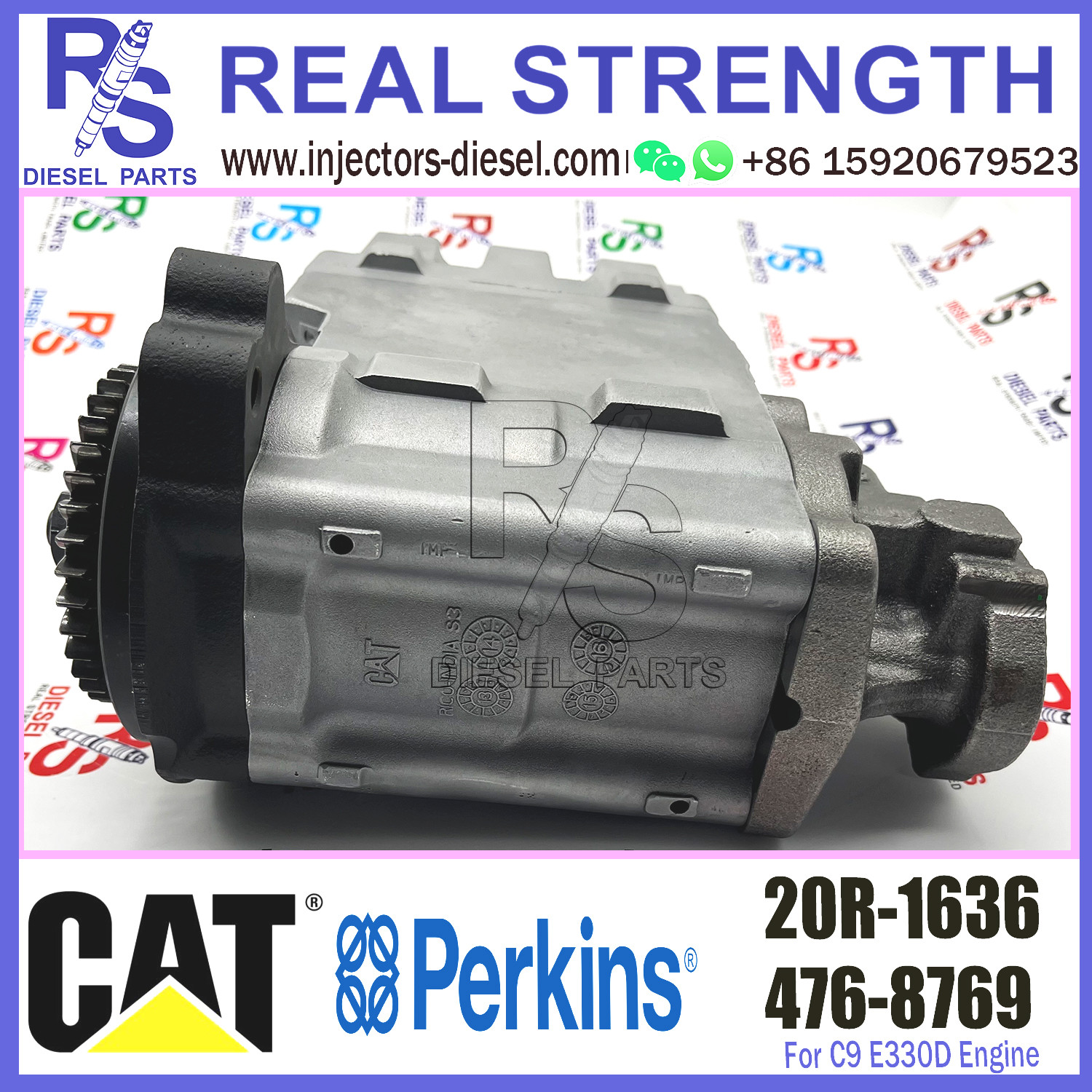Diesel Engine Fuel Injector Pump 384-0678 319-0678 20R-1636 For E325D E330D E336D Excavator