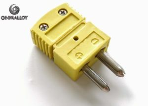 Wholesale Thermocouple Type K Middle Size Connector Round Chromel Alumel Pin Thermometer Plug ANSI from china suppliers