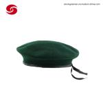 Olive Green 100% Wool Army Beret