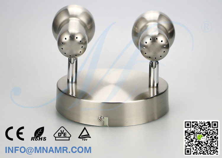 Good Price 2 Head LED Wall Light Fixture Wall Lamp Fixture with Replaceable 2x5W LED Spotlight E14 G4 G9 MR16 GU5.3 GU10