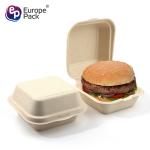 Customized High Quality 100% biodegradable paper pulp takeaway food container