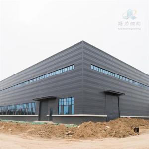Wholesale Large Span Prefabricated Steel Structure Buildings Warehouse Workshop Factory Manufacturer Prefab Metal Construction from china suppliers