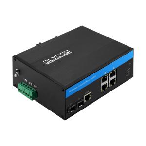 China CE Standards 4 Port Industrial Managed Ethernet Switch With L2 10/100/1000M on sale