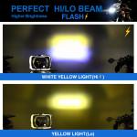 M1-YY Motoled Headlight Lens Fan Cooling Brightest Motorcycle Headlight