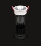 0V To 10V Anti Glare Spotlights 12W 15W 3 Inch LED Recessed Ceiling Spotlights