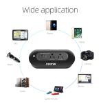 Car Power Inverter Converter 200W 12 Volt 200W 120Volt Car Inverter To Car