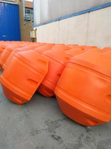 Wholesale Orange pipe floater LLDPE floater plastic buoy from china suppliers