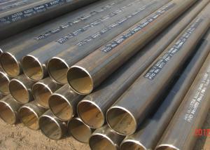 Wholesale Round Carbon Black ASTM A53 A57 LSAW Steel Pipe from china suppliers