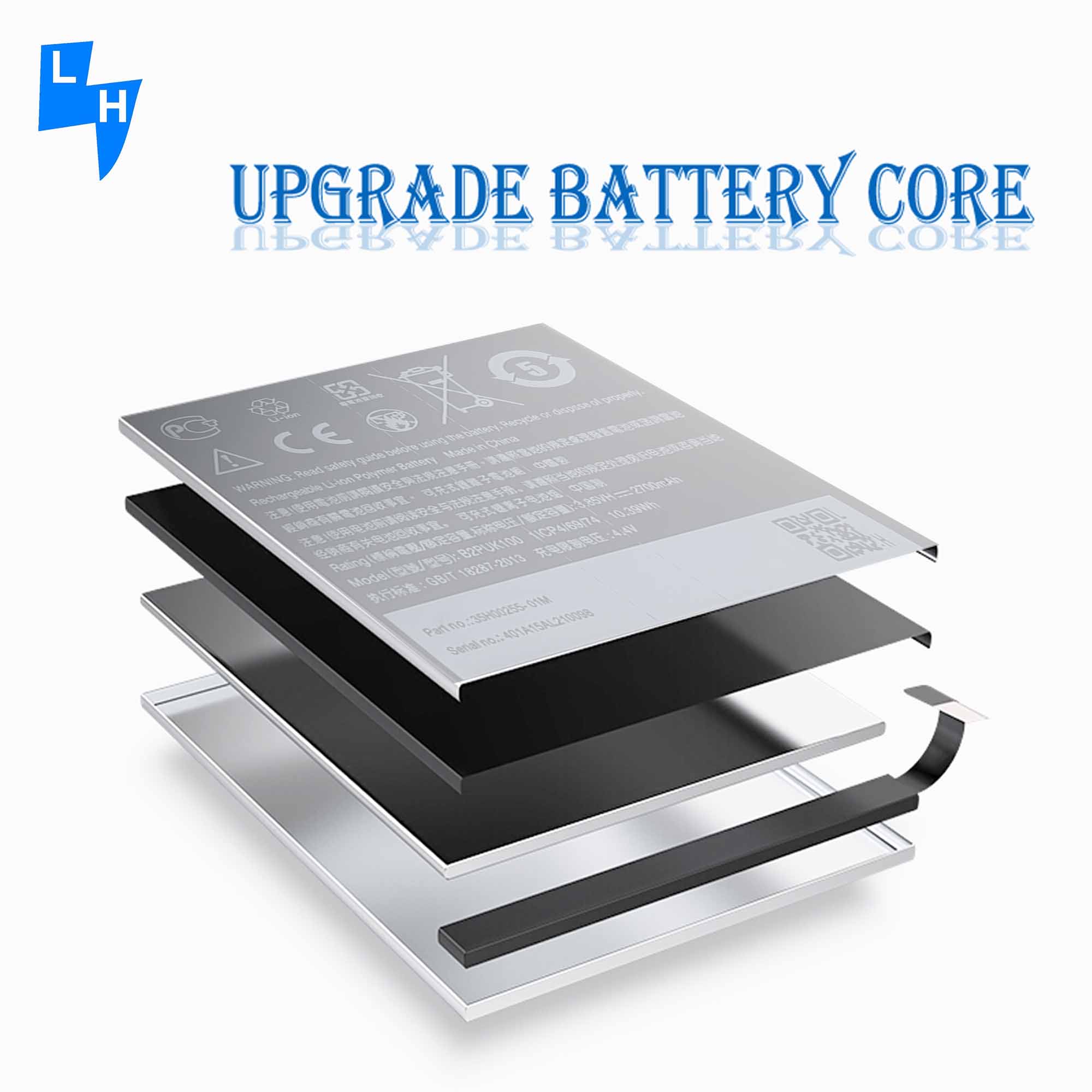 Original 1 1 Mobile Phone Battery for Desire 10 Lifestyle Desire 825 D10U 3000mAh
