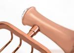 Plate Rose Gold Bathroom Accessory Soap Dish Zinc Alloy and Crystal