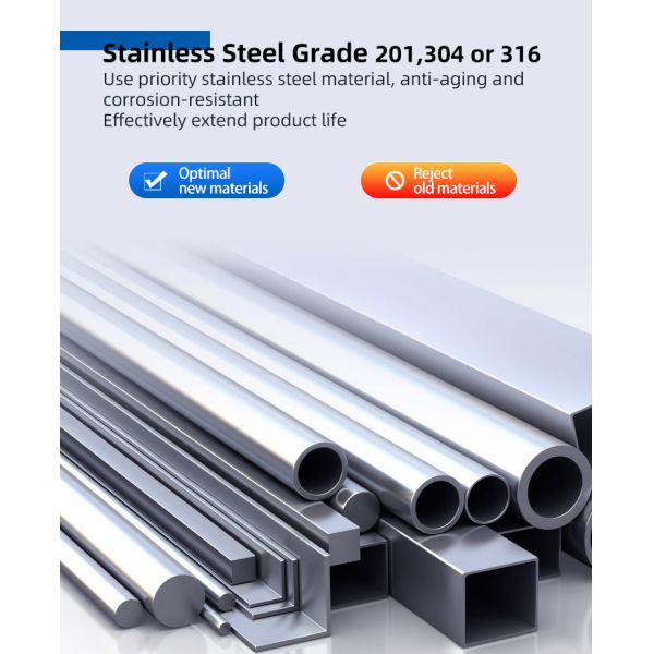 Fire Resistance Stainless Steel Zip Ties 8mm Width 0.4mm Thickness Polished Surface