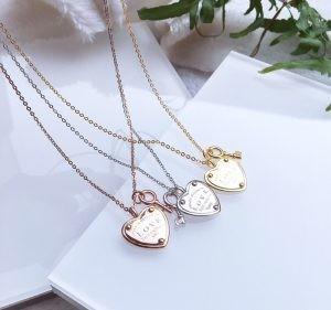 Wholesale Custom Sterling Heart Silver Locket Necklace Pendant For Valentine'S Day from china suppliers