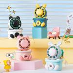 Mini Dynamic Projection Toys Keychain Camera Fan Portable Toy Key Rings