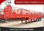 3 Axles 40 FT Side Wall Semi Trailer Steel Material 30-80 Tons Loading Capacity