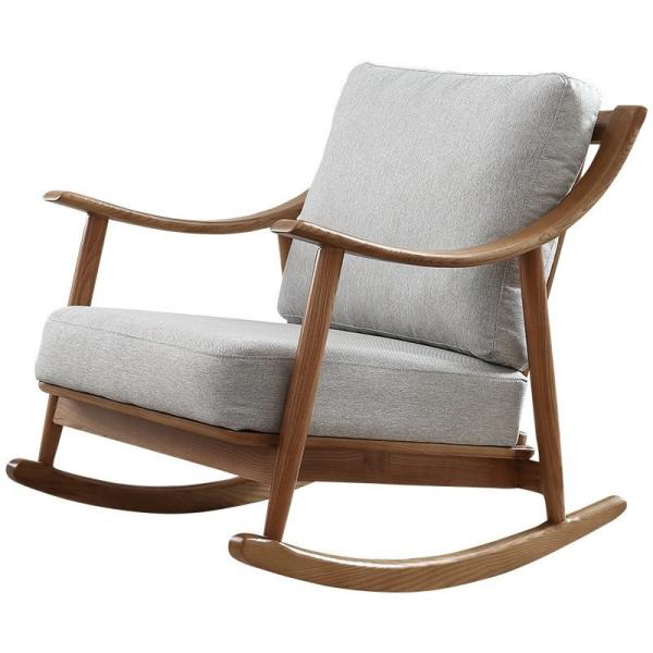 Mail Packing Wooden Furniture Rocking Sofa Chair for Home and Office in North