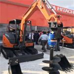 Excavator Clay Drilling Machine Hydraulic Earth Auger Attachment Construction