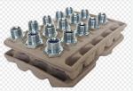 Fruit Tray Making Pulp Tray Machine Using Recycled Paper , 1200Pcs / H