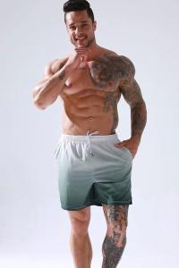 Wholesale Gradient Beach Wear Shorts Men Casual Five Point Mens Designer Swim Trunks from china suppliers