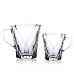 Factory Price Classic multipurpose Clear Transparent Coffee Mug Tea Glass