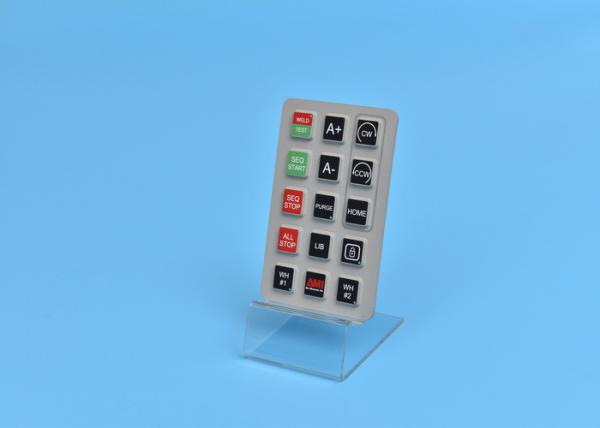 Quality Silicone Rubber Membrane Switch Panel Sticker Durable With Multiple Keys for sale