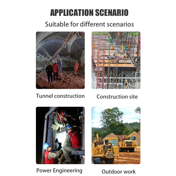Live Streaming ABS Smart Helmet Recorder Safety Protection For Constructon Site