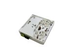Fiber Optic Termination Box 2Cores ABS Compact Size For Easy Installation Optic