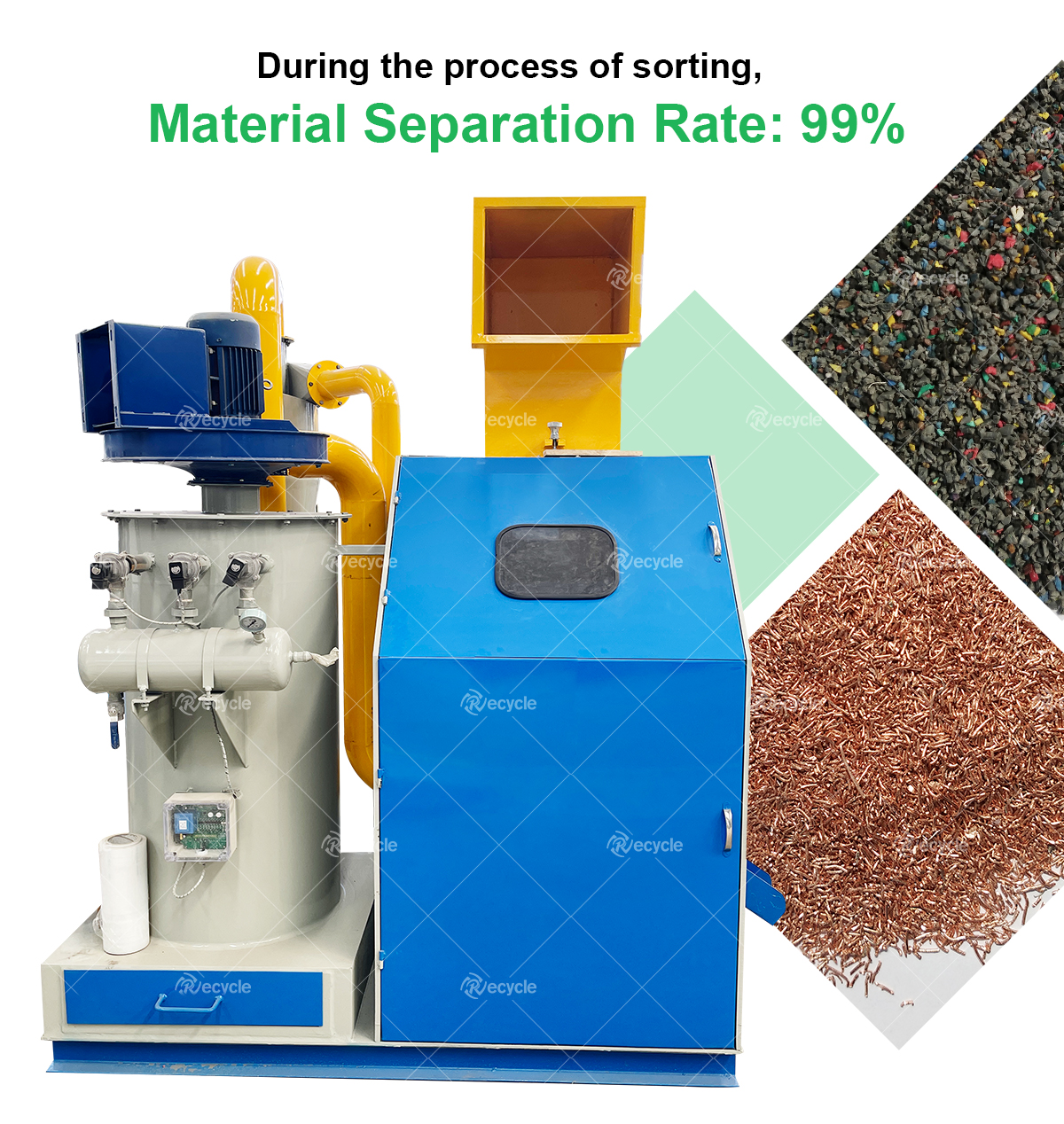 Revolutionize Your Waste Cable Wire Segregation Process with 200kg/h Capacity Machine