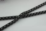 Delicate novelty design 7 mm gunmetal and gold color metal chain for bag