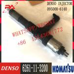 6261-11-3200 Komatsu Diesel PC800-8 D155AX-6 Engine Fuel injector 6261-11-3200