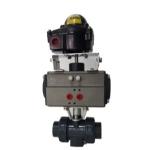 Soft Seat Automatic UPVC Electric Ball Valve Plastic Ball Valve For Water Supply