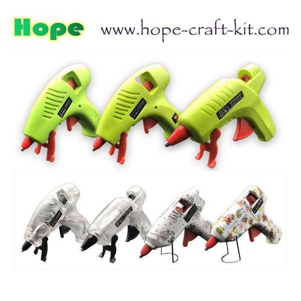 Electric Anti-drip Hot Melt Glue Gun Mini 7mm 11mm wtih Stands for kids Children