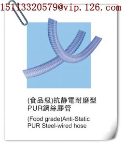 Wholesale China food grade anti-static Friction-resistant PUR steel-wired hose Manufacturer from china suppliers