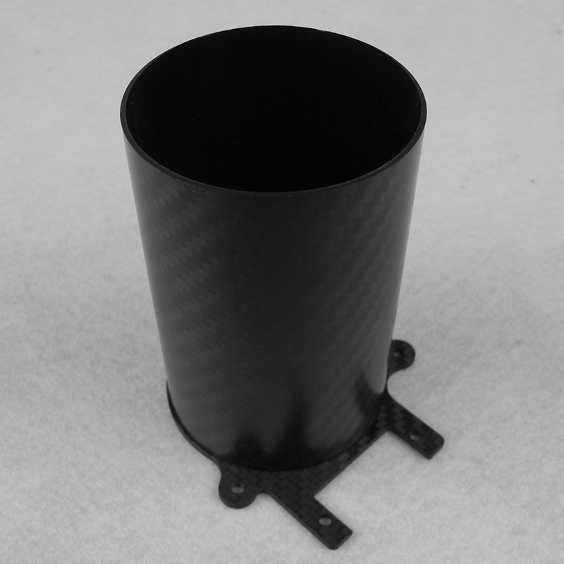 3k Large Diameter Carbon Fiber Tube High Pressure Resistance