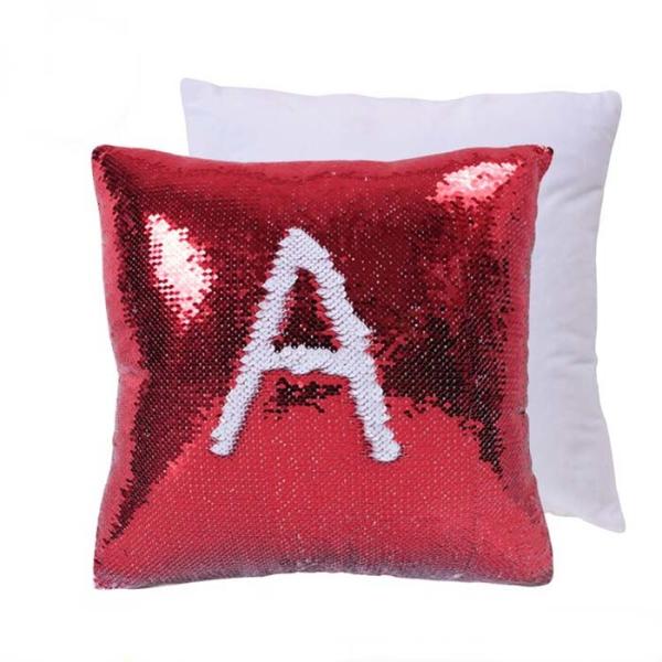 Multiple Colours Sublimation Blank Sequin Cushion Cover For Personalising Gift