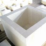 AZS Brick in Glass Furnace White Zirconium Oxidized Fused Cast Refractory