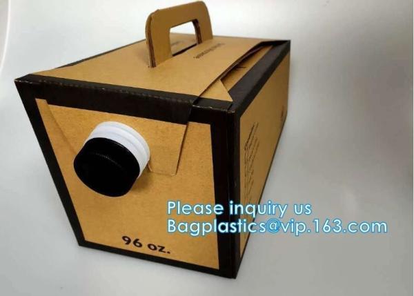 96OZ/128Oz/160OZ/260OZ disposable Coffee bag in box with valve coffee box