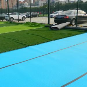 China Outdoor Artificial Grass Shock Absorber , Rubber Foaming Fake Grass Shock Pad on sale