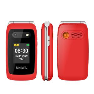 Wholesale 4G Flip Senior Friendly Smartphones Dual Screens Large Phonebook Mobile Phone For Elderly Person from china suppliers