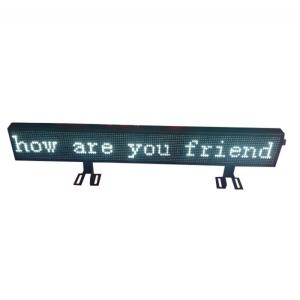 China Panel Size 192*96MM LED Car Rear Window Digital Display Advertising with Sucker Photo Media Photo on sale